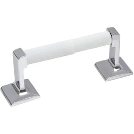 The Delaney Paper Holder White Roller Us26 Chrome 502001B